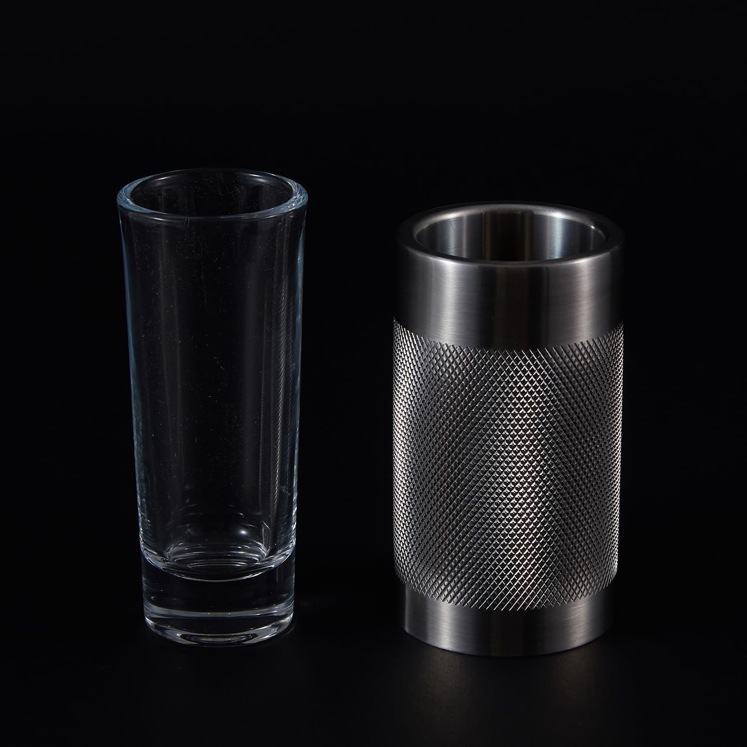 WITO Stainless Steel Shot Glasses,Metal Cups Small Unbreakable Shot Glass for Espresso Whiskey Bar Home Restaurant Camping Barware Gift,3.8 oz Shot Glasses (1.3LB - Shot Glass)