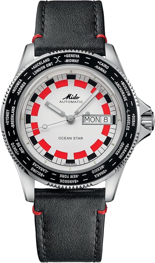 Amazon.com: MIDO Ocean Star Worldtimer - Swiss Automatic Watch for