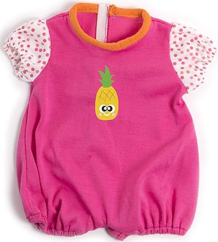 Miniland Ropa de muñeca para muñecas de bebé de 15 a 16 pulgadas, pijamas rosas, mamelucos, pijamas, ropa de verano para muñecas, juego de