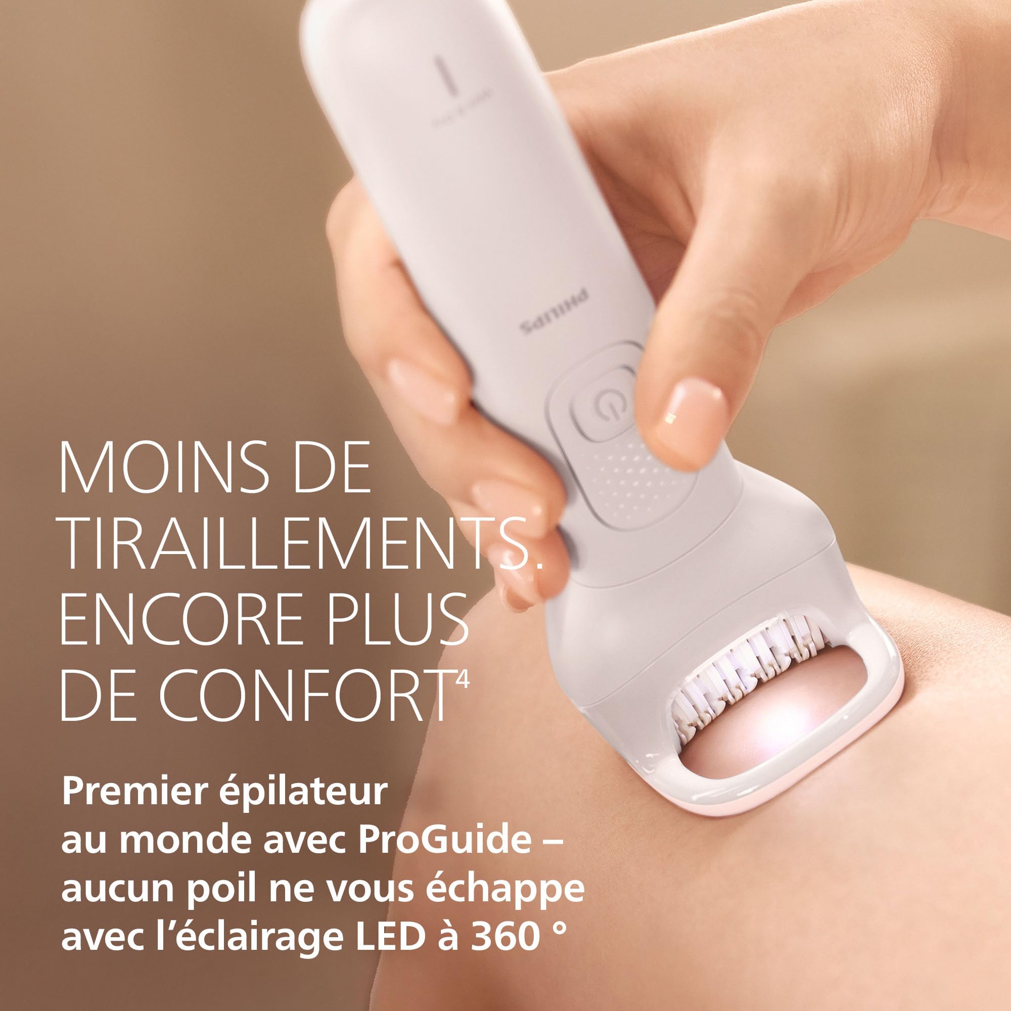 Philips Beauty Set – ensemble tout-en-un corps, visage, maillot et pieds, utilisation sans fil sur peau sèche ou humide, épilateur électrique, soin corps et peau, 12 accessoires, modèle BRE749/00