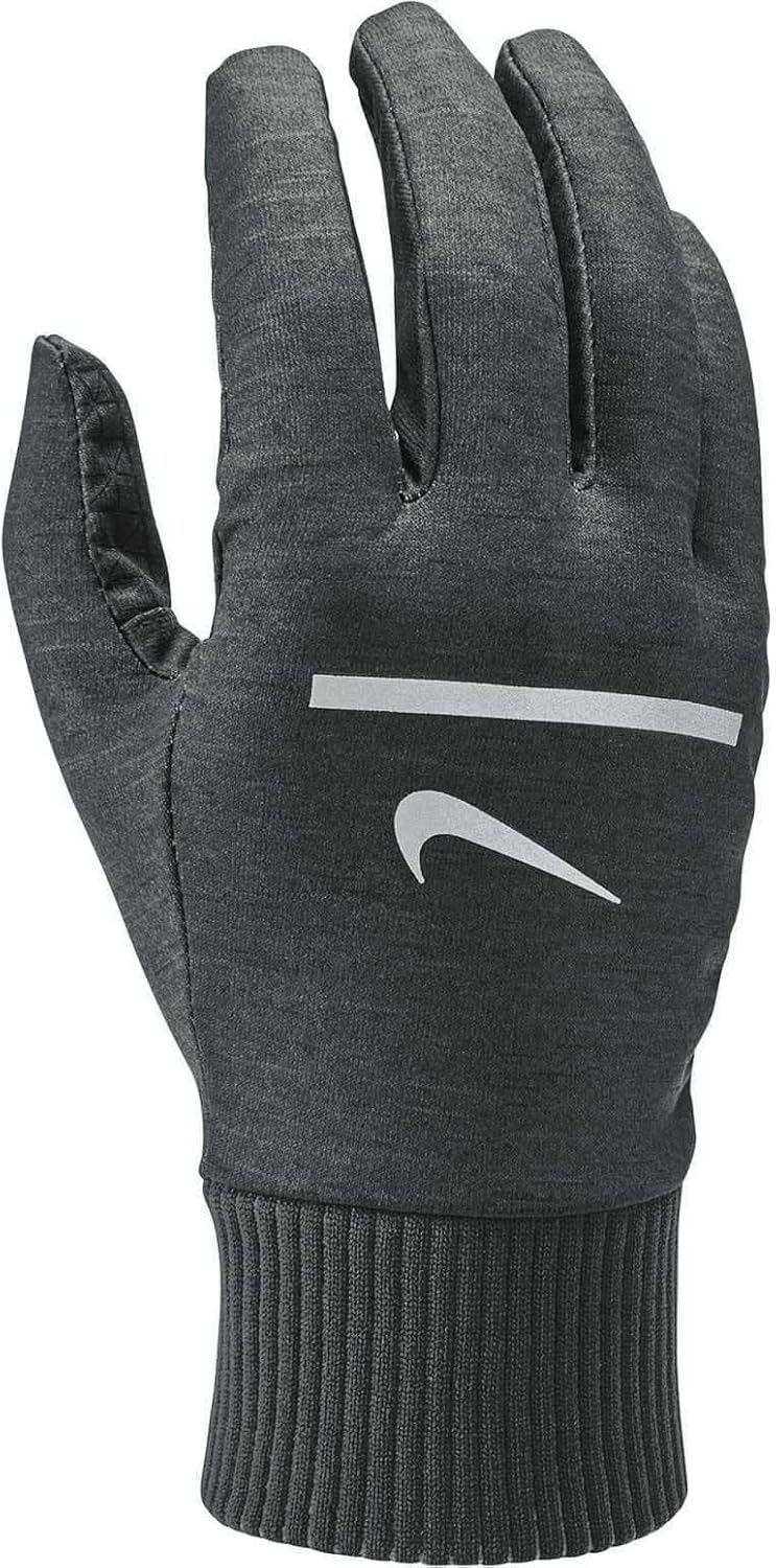 Nike Men's Heathered Sphere Running Gloves (Grey, X-Large)