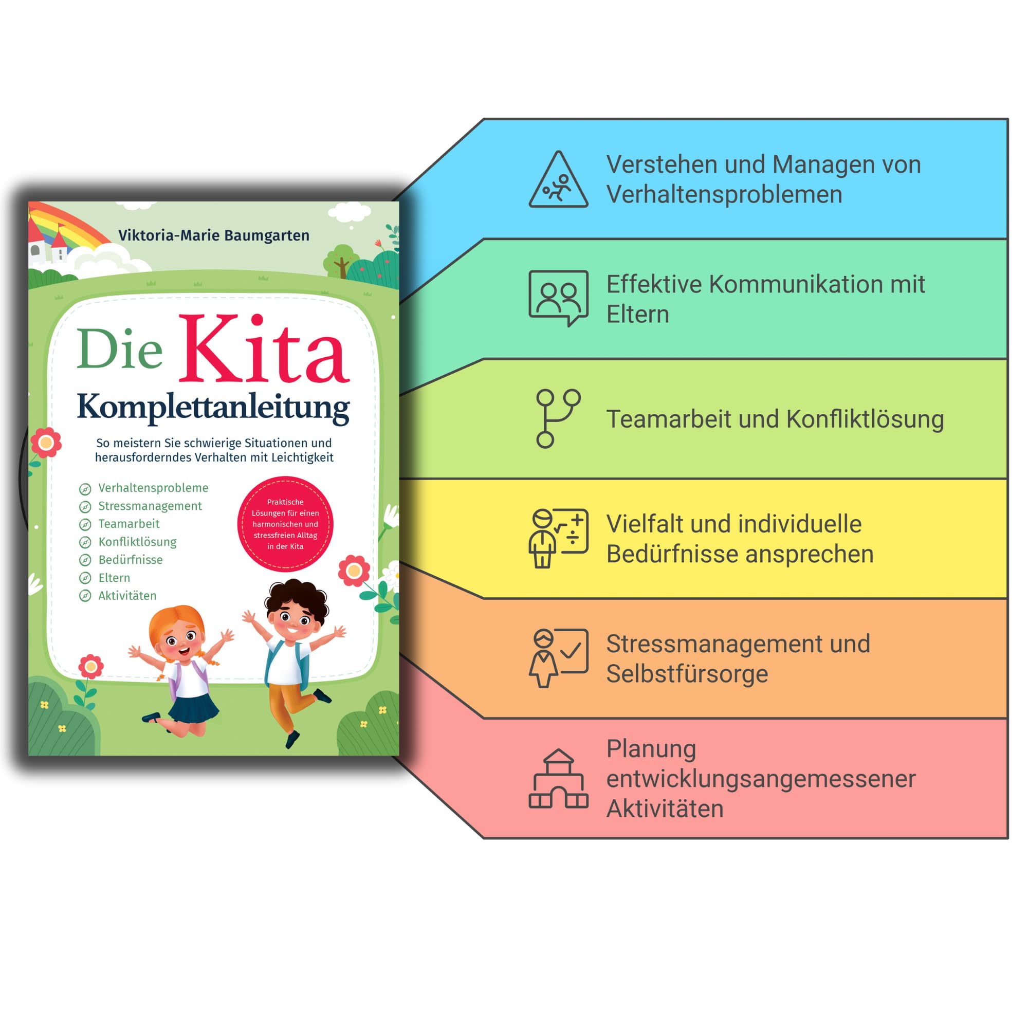 Die Kita-Komplettanleitung: Praktische Lösungen für einen harmonischen und stressfreien Alltag in der Kita. So meistern Sie schwierige Situationen und herausforderndes Verhalten mit Leichtigkeit