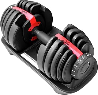 SLOVIC Adjustable Dumbbell 24kg | Dumbbells - Gym equipment for home workout | Dumbbell Set (24kg X 1) | Fitness Gym Dumbb... Price In India