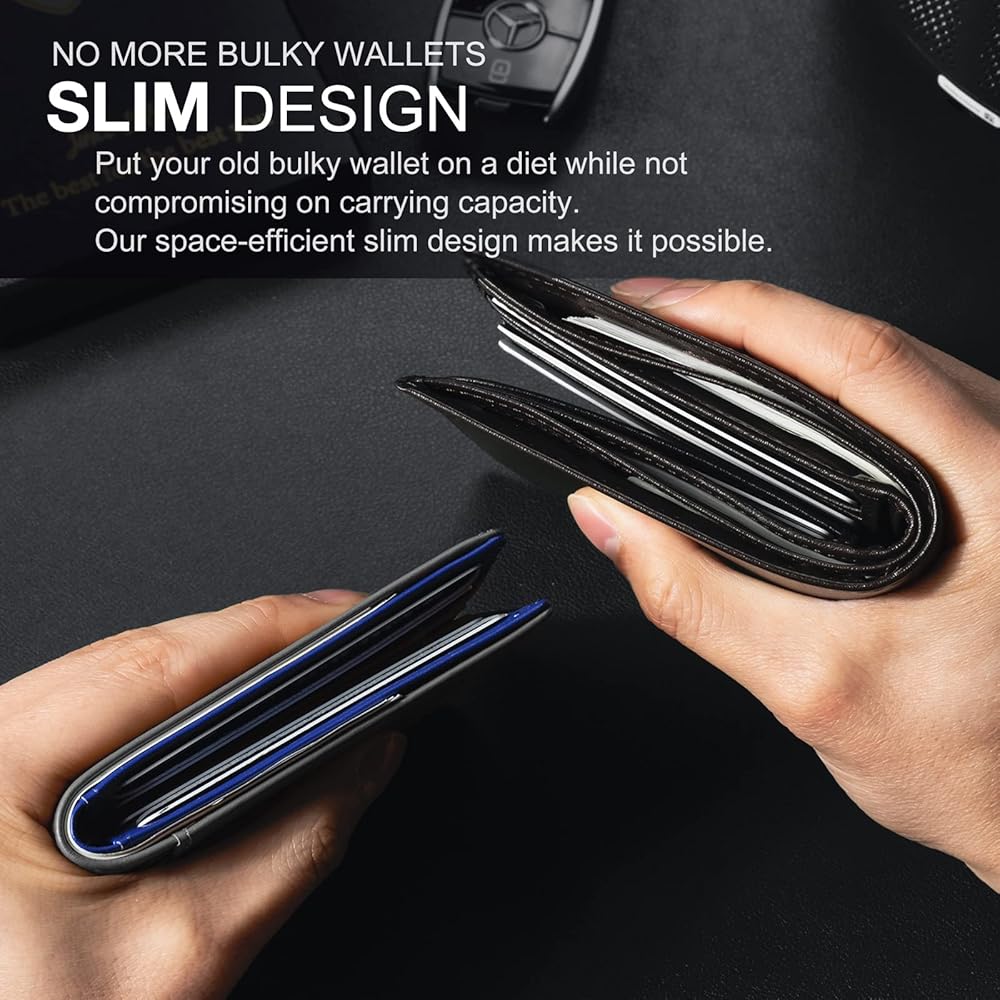 Amazon.com: GSOIAX Mens Slim Wallet for Men Minimalist Genuine Amazon.com: GSOIAX Mens Slim Wallet for Men Minimalist Genuine