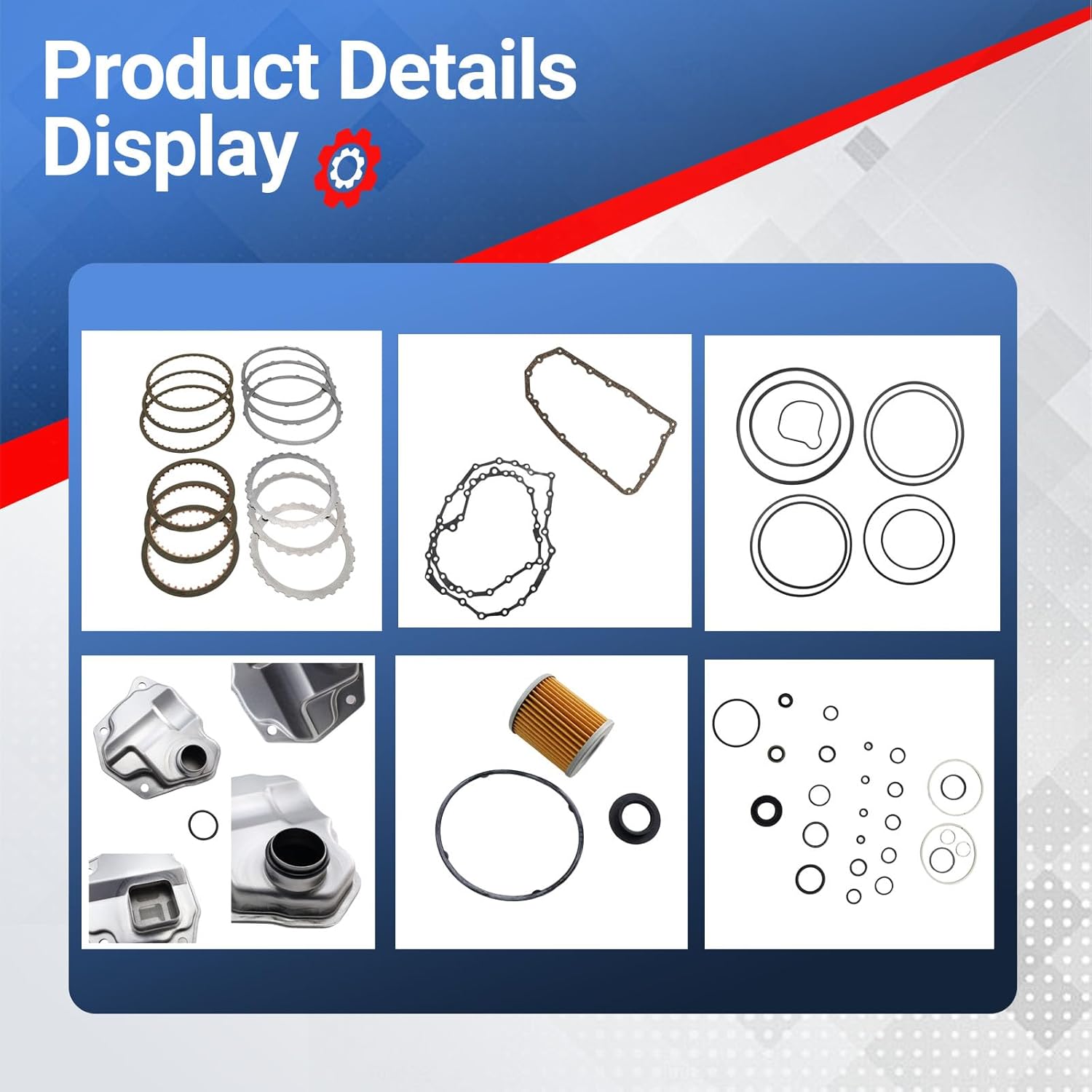 1set CVT Auto Transmission Master Rebuild Kit W/filter RE0F10A JF011E 5191890AA 31728-1XF02 for 93-22 Nissan Altima for 07-12 Dodge Caliber for 07-14 Compass/Patriot for 10-16 Suzuki Kizashi