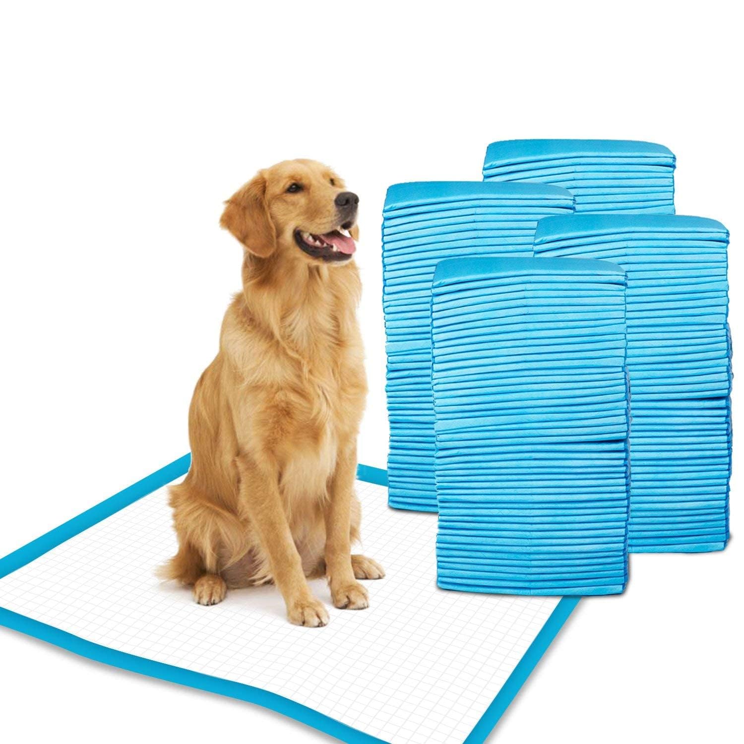 100 Pcs Heavy Duty Puppy Training Pads XL 90x60 cm | Super Absorbent Leak-Proof Quick Dry Dog Pee Pads | Disposable Dog Potty Pads