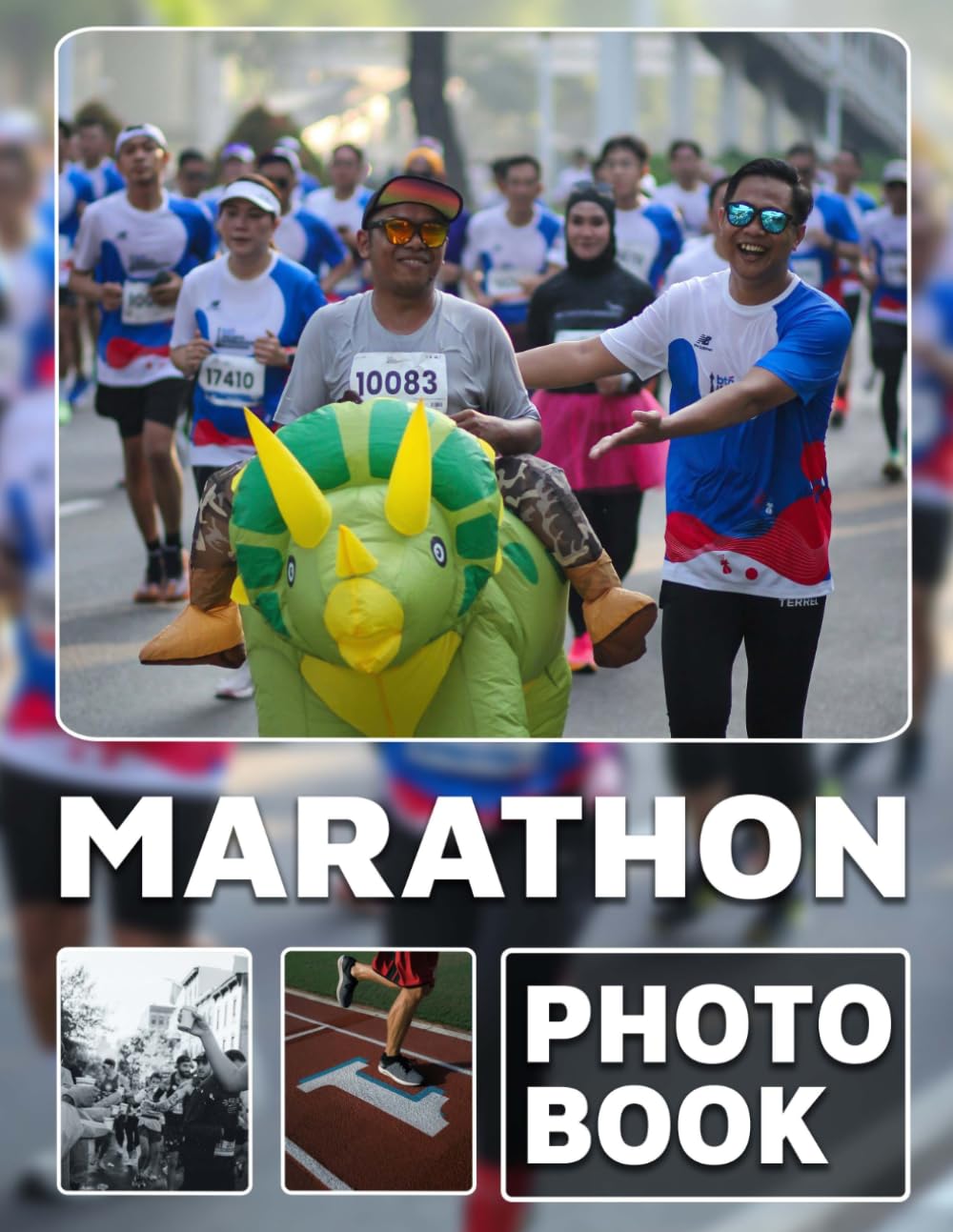 Marathon Photo Book: Photo Album Collection With 40 Images Of Endurance Running And Race Day Moments