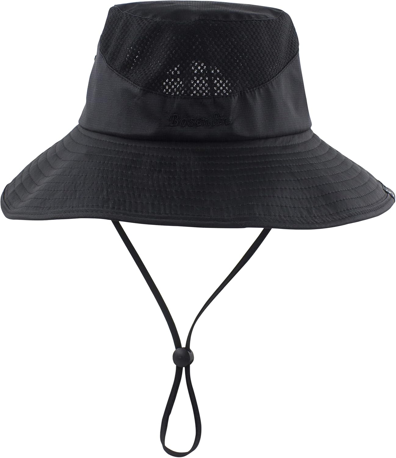 Women's Summer Sun Outdoor UV Protection Foldable Mesh Wide Brim Beach Fishing Bucket Hat - Image 2