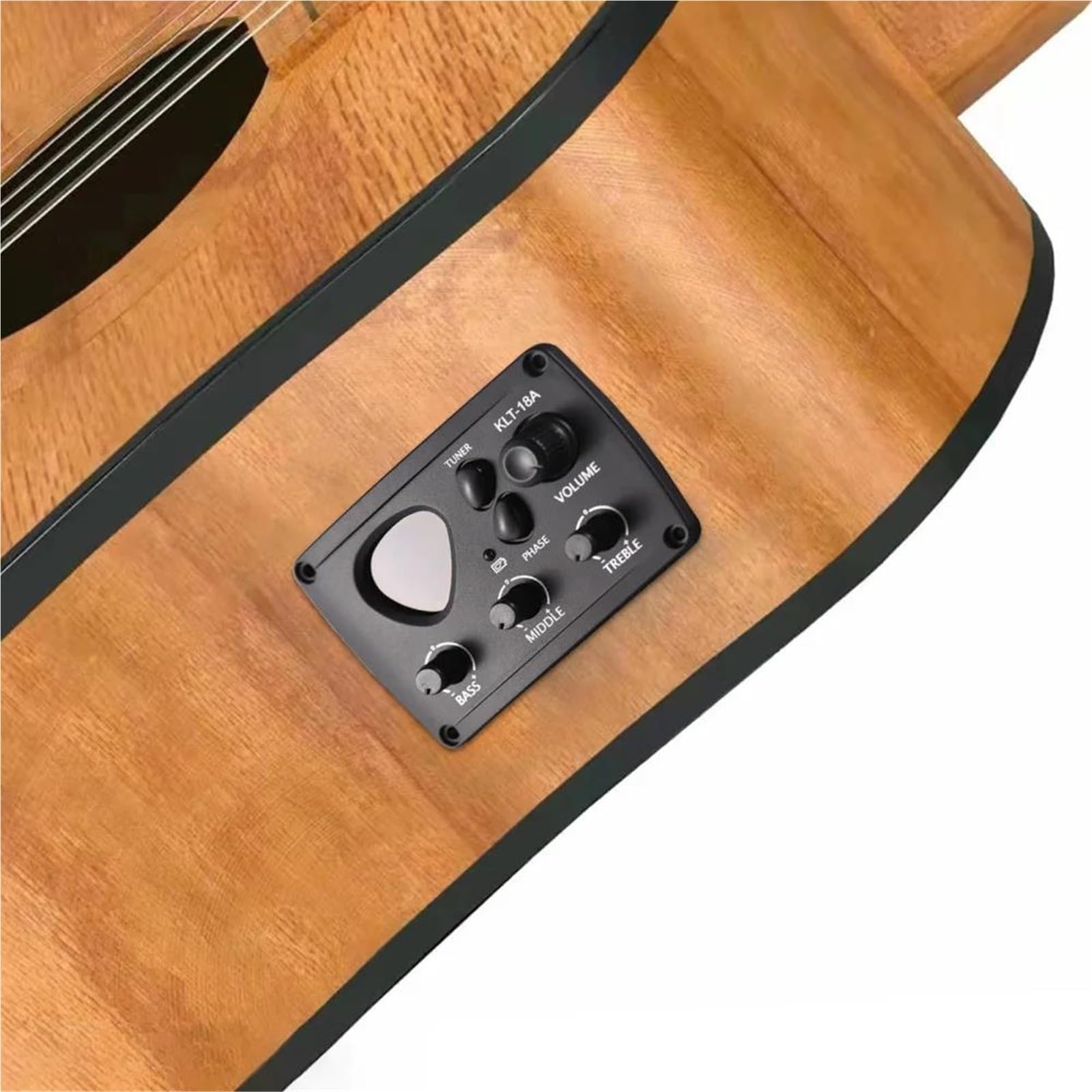 Pickup Per Chitarra Pickup Per Chitarra Acustica Equalizzatore A 3 Bande Pickup Per Chitarra VOLUME/Accordatore/Fase Per Strumenti Musicali In Legno Accessori