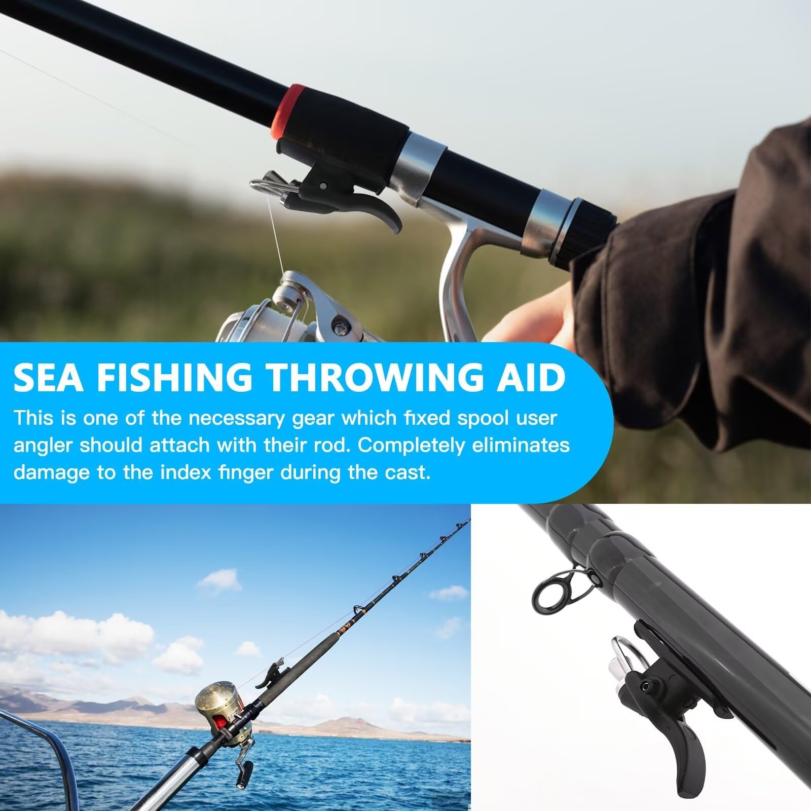 INGQI 4x Fishing Cannon Bait Launcher for catching more fish : Sports & Outdoors