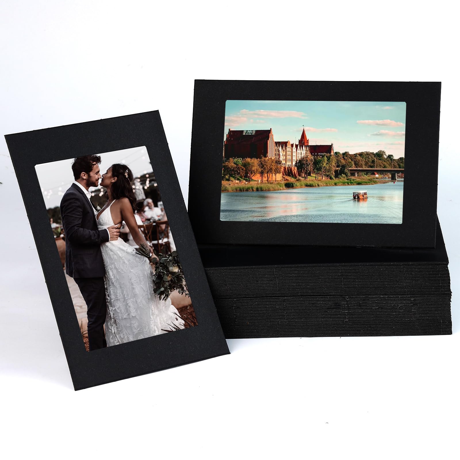 Cadres photo en papier pour mariage et décoration de table créative (lot de 50)