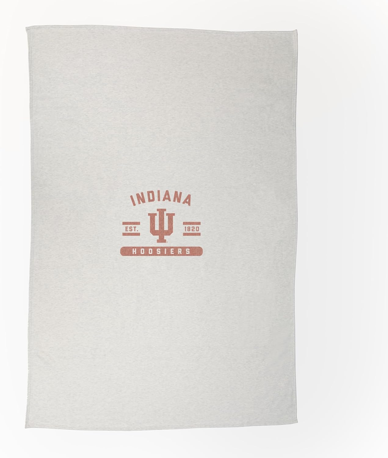 Logo Brands NCAA Wisconsin Badgers Sublimated Sweatshirt Blanket Team Color - Perfect for Bedroom Decor, Stadium Blanket, Camping, Great for Gifts