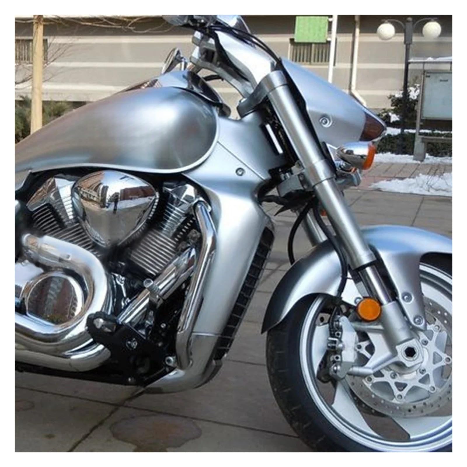 Motocicleta Barras protección para Boulevard M109R para Intruder M1800R VZR1800 Parachoques Piezas De Motocicleta Protección Barras De Choque Protector De Motor Protector Delantero