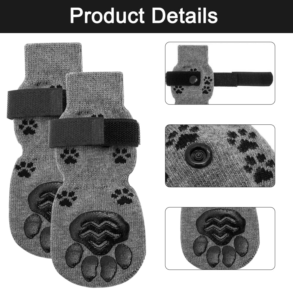 Hunde Schuhe 4 Paar Hundesocken Für Kleine Hunde - Produktbild-Vorschau 8