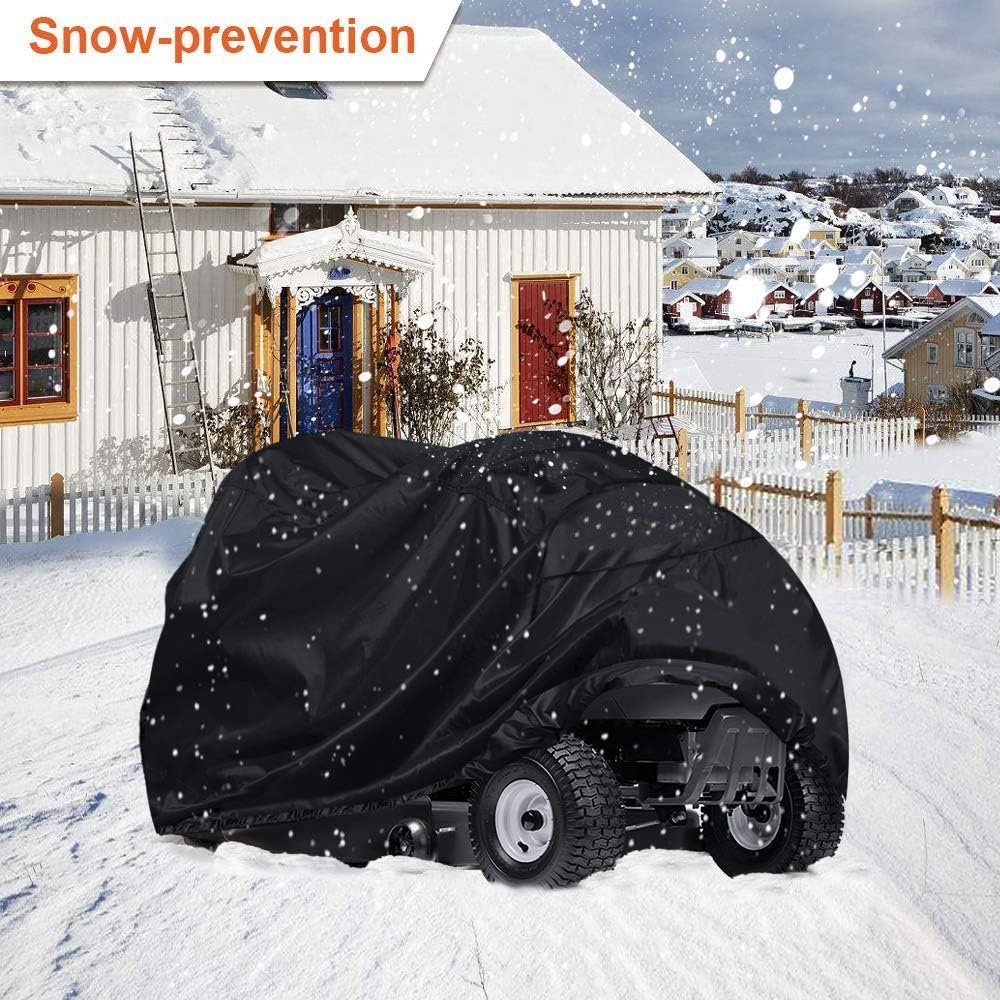 para AAA Funda Tractor Cortacésped, Cubierta Impermeable | Tejido Oxford Impermeable Robusto, Protección Exterior Lluvia, Funda Tractor Cortacésped Alta Resistencia Anti UV Para Jardín