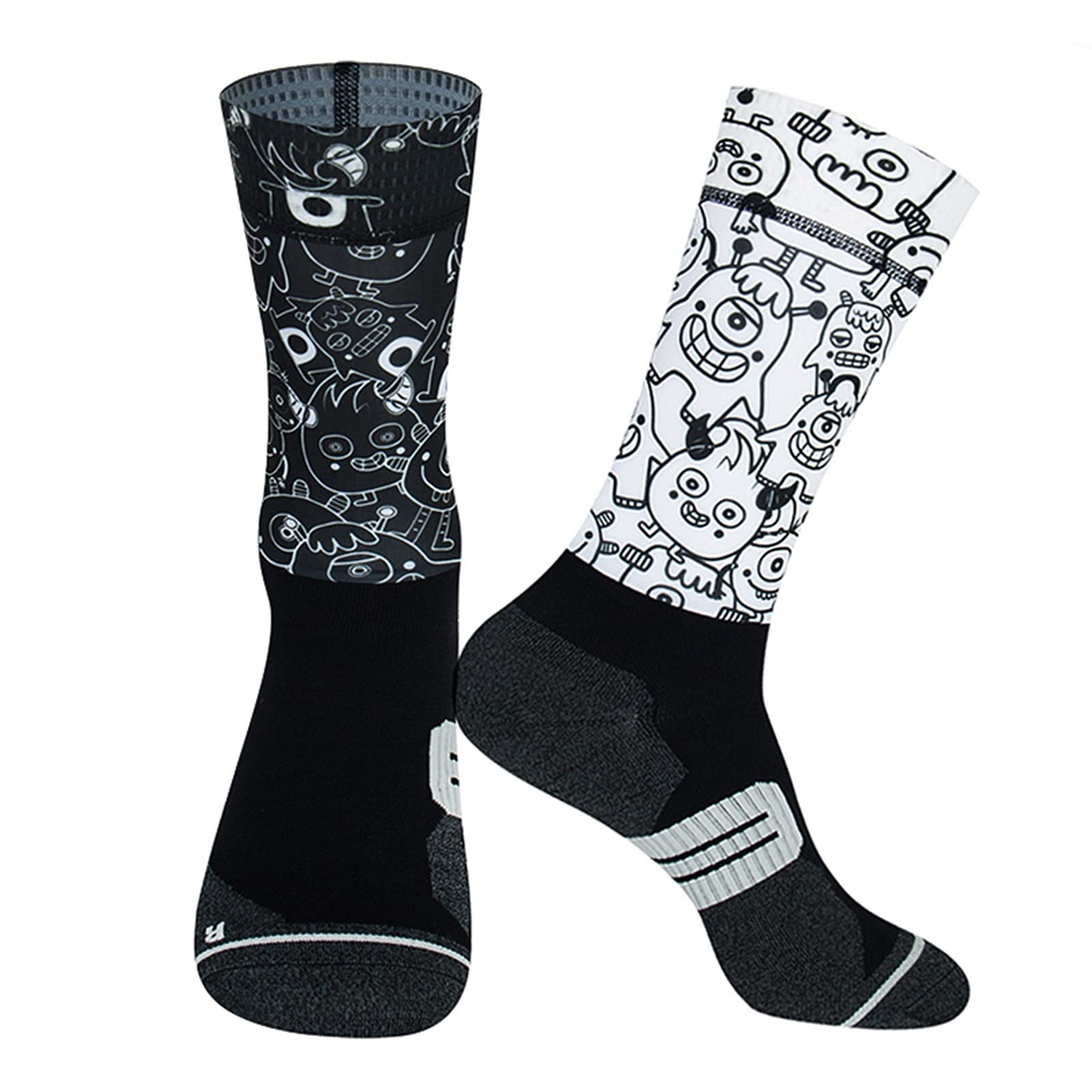 Antideslizante profesional calcetines de bicicleta de bicicleta de compresión de bicicleta calcetines deportivos hombres y mujeres calcetines deportivos calcetines de ciclismo de carreras calcetines d