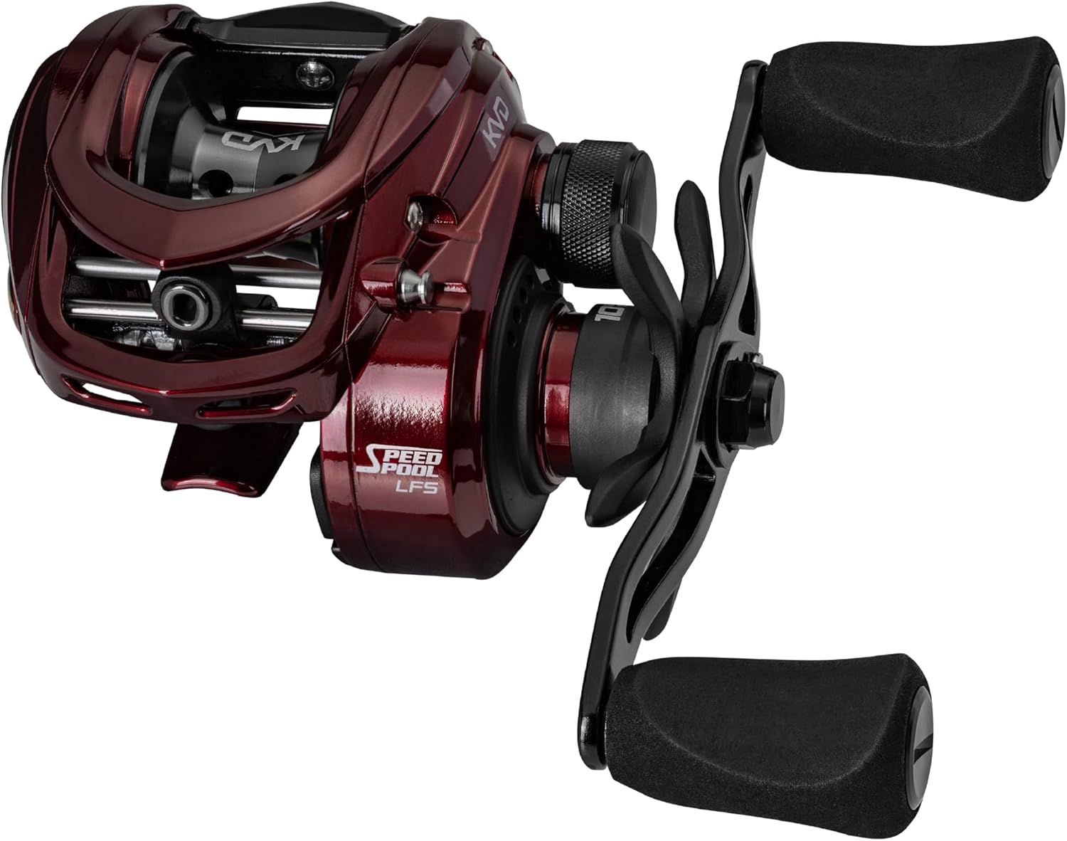 Lew's KVD Baitcast Fishing Reel, Aluminum Frame, Premium 10 Stainless Steel Ball Bearings