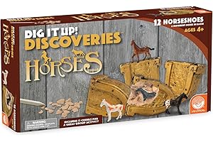 MindWare Dig It Up Discoveries: Horses – Party-Sized Pack of Archaeological Excavation...