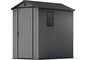 Keter Manor 4 x 6 FT Plastic Outdoor Shed: The Perfect Storage...