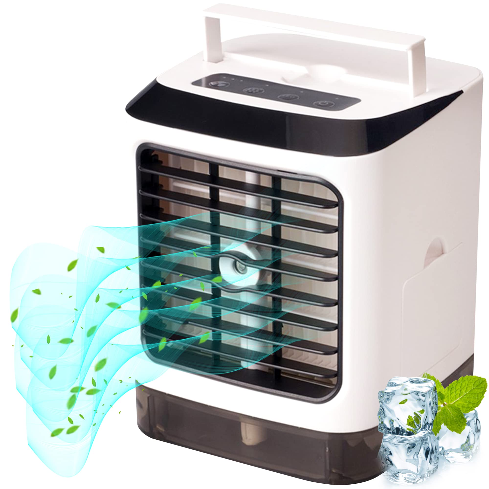S&K Envision’s Personal Air Cooler with Remote Controller – 7-Coloured LED Night Lights – Includes a Mist Humidifier Air S...