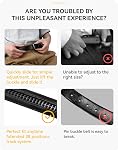 CHAOREN Ratchet Belts Men, 1 3/8" Mens Belts Leather Buckley Belt, Perfect Companion to Men's Oxfords