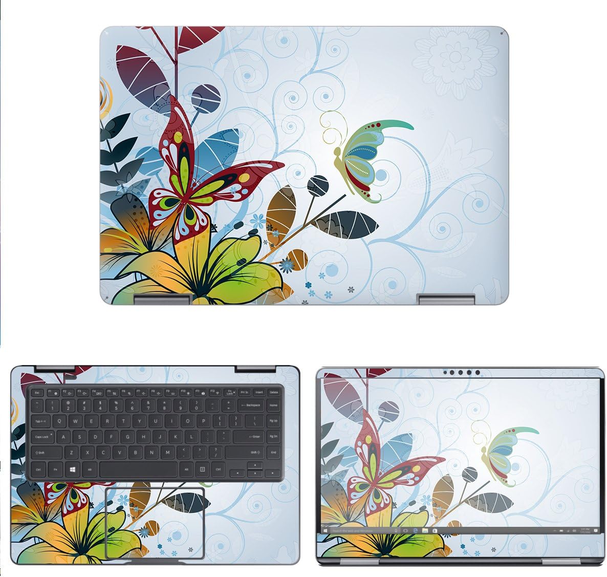 Decalrus - Protective Decal Floral Skin Sticker for Samsung Notebook 9 Pro 15 NP940X5M (15.6" Screen) case Cover wrap SAntbk9pro15_np940x5m-170