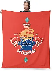 Manta Warner Bros. Harry Potter com vazamento de seda caldeirão 127 x 152 cm