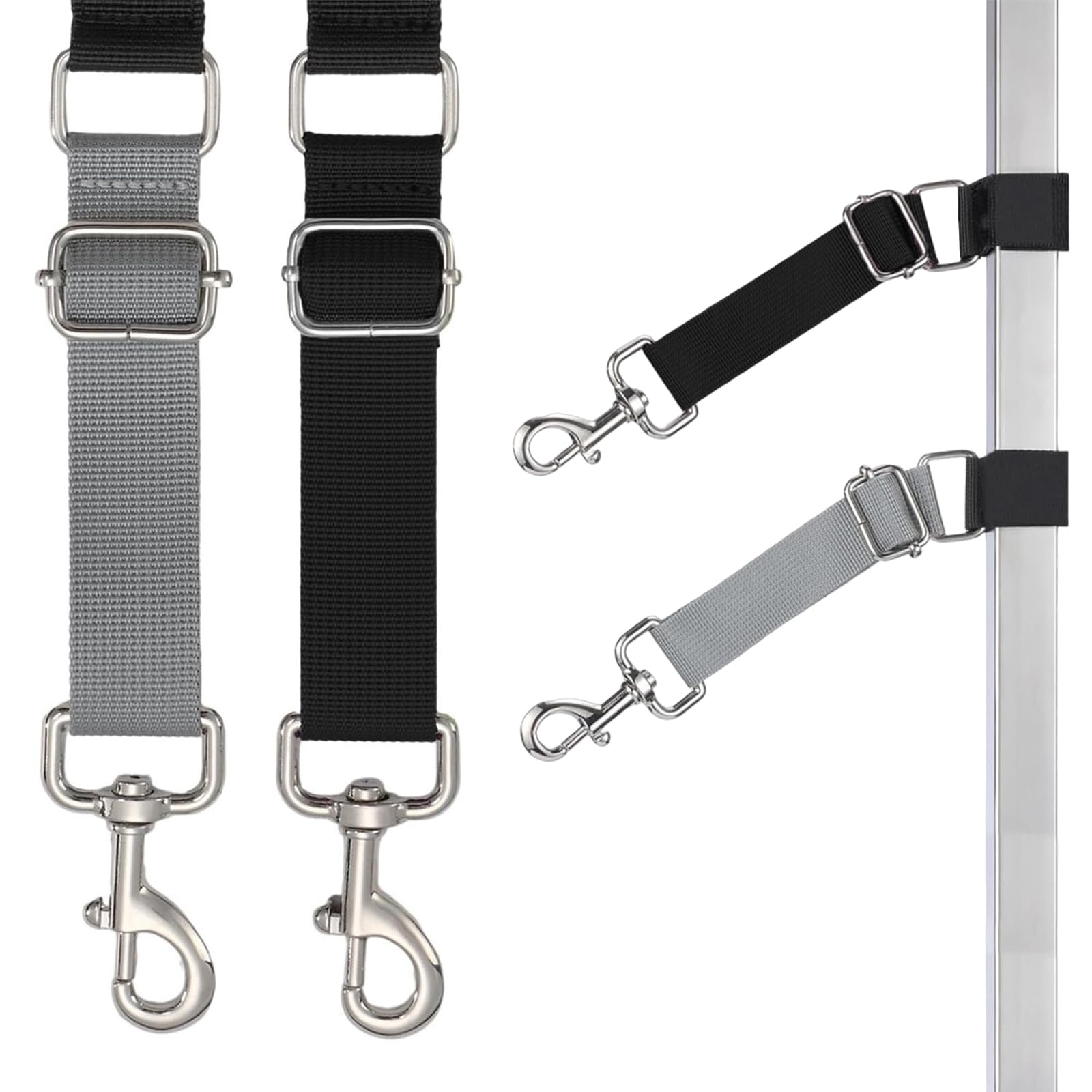 Dog Grooming Arm Accessories Extension Strap Adjustable Dog Grooming Loops Extender Pet Grooming Arm Supplies Extension Dog Loop Extender 2PCS