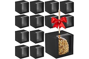 Black Plastic Candy Apple Containers