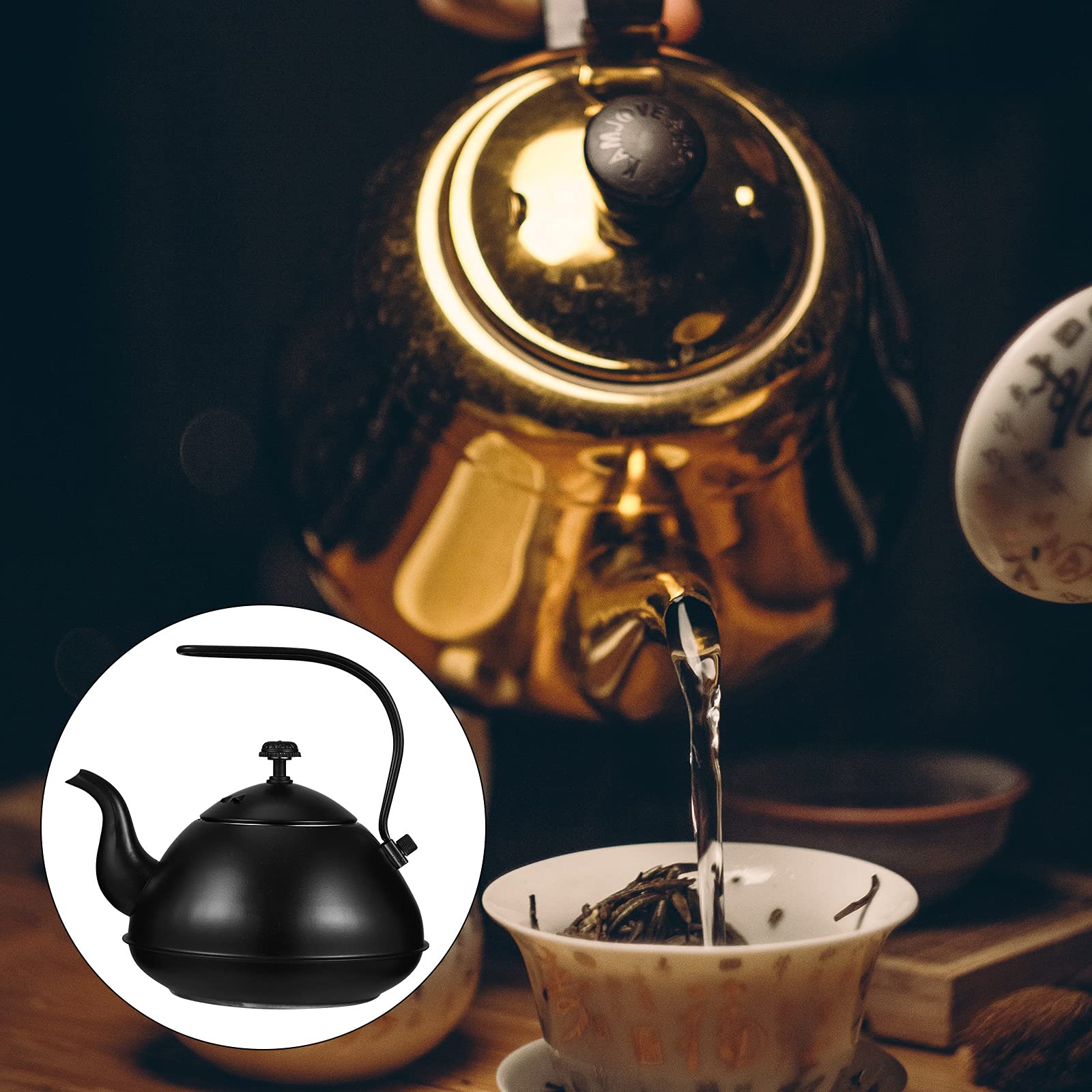 szt. Garnek Czajnik kuchenny Espresso Gazowy kubek termiczny do kawy Bojler na gorącą wodę Czajnik do kawy Expresso Filiżanka kawy Czajnik na wodę do kawy Podgrzewacz wody ze stali nierdzewnej Zrób