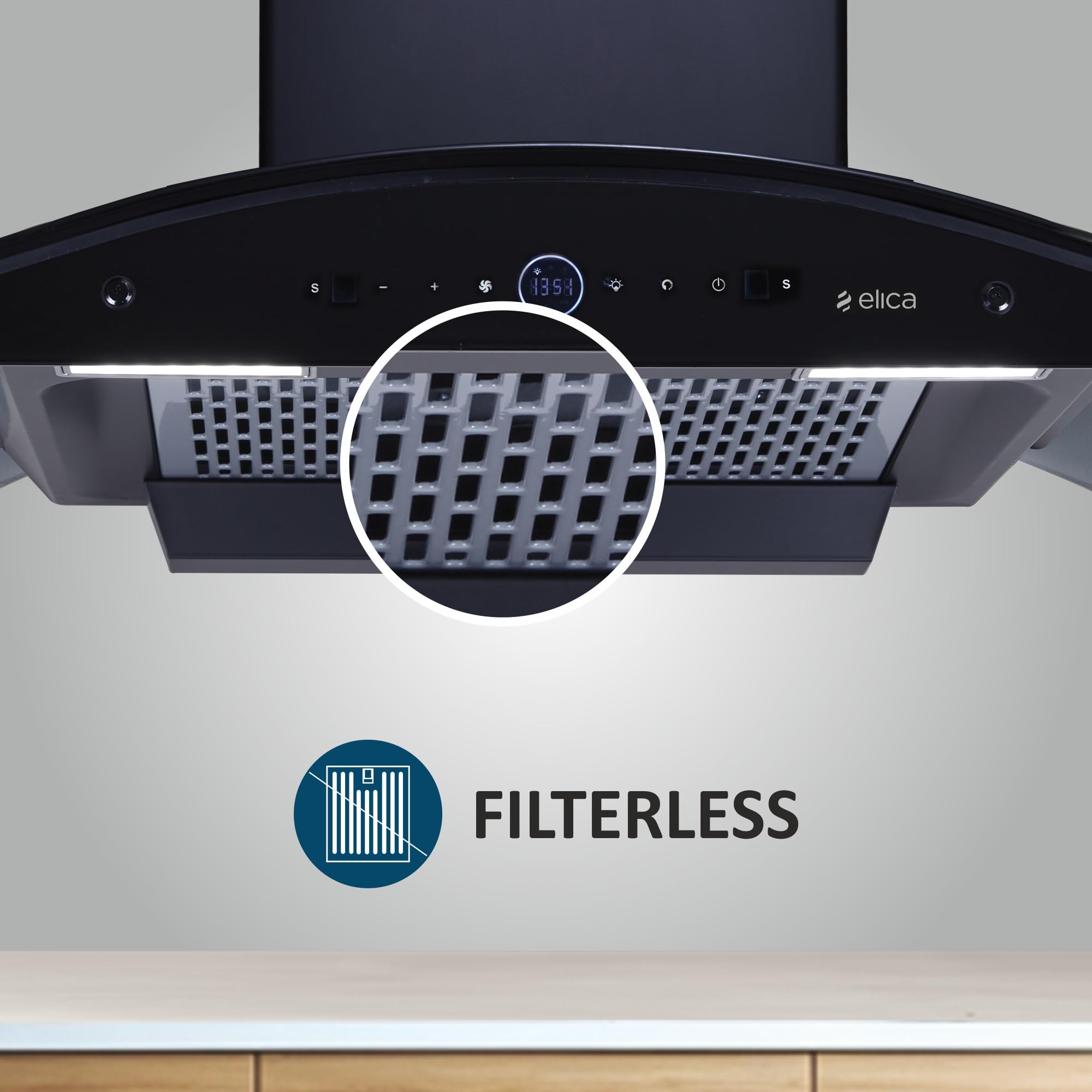 Elica PRO PLUS Chimney - Powerful & Filterless -6