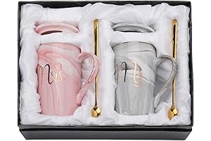 Yesland Mr. and Mrs. Coffee Mug Set: The Perfect Wedding Gift for the Happy Couple