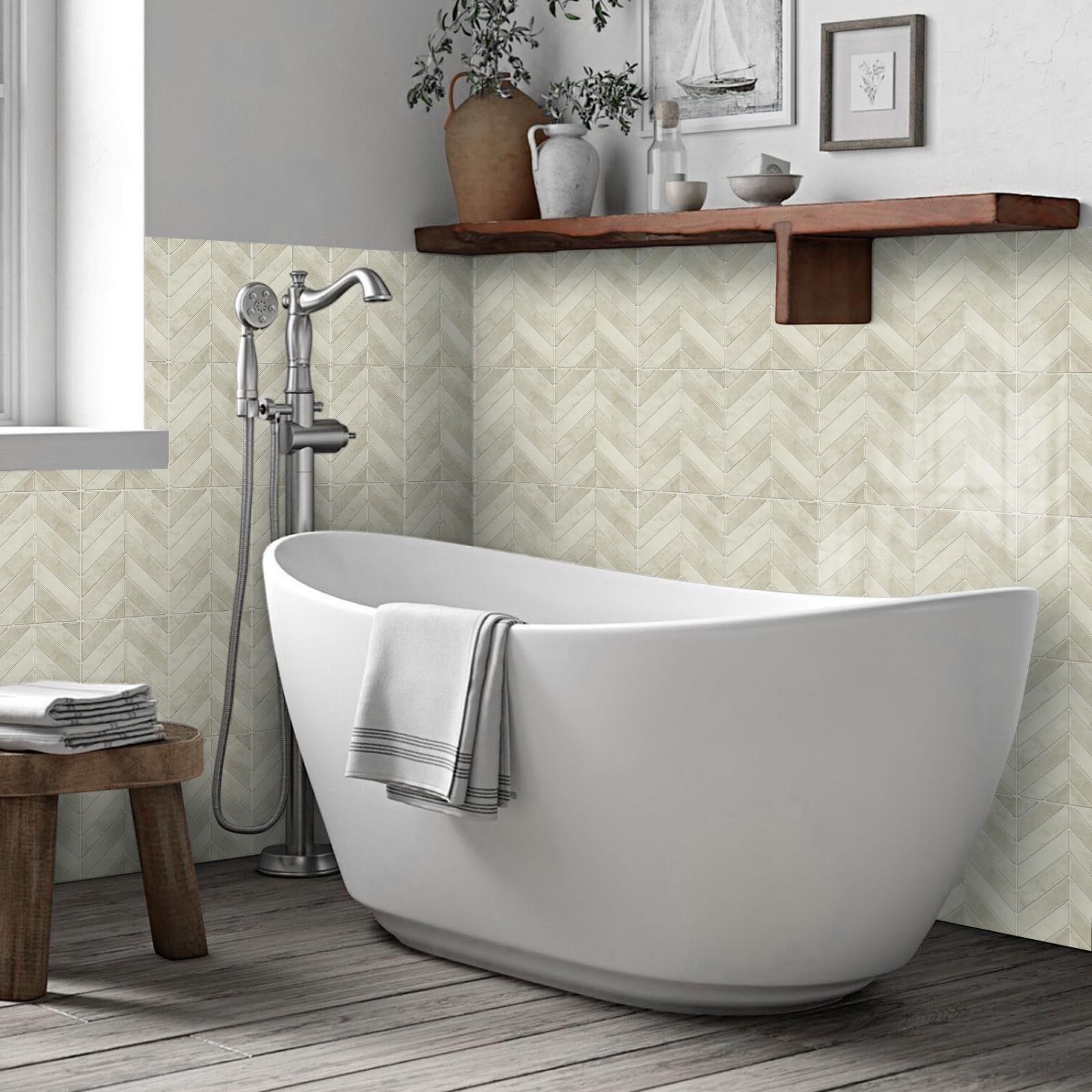 Pavimento Pvc Adesivo Piastrelle Adesive Cucina Bagno Adesivi Murali