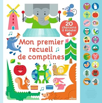 Mon grand livre sonore - Mon premier recueil de comptines - Des 1 an