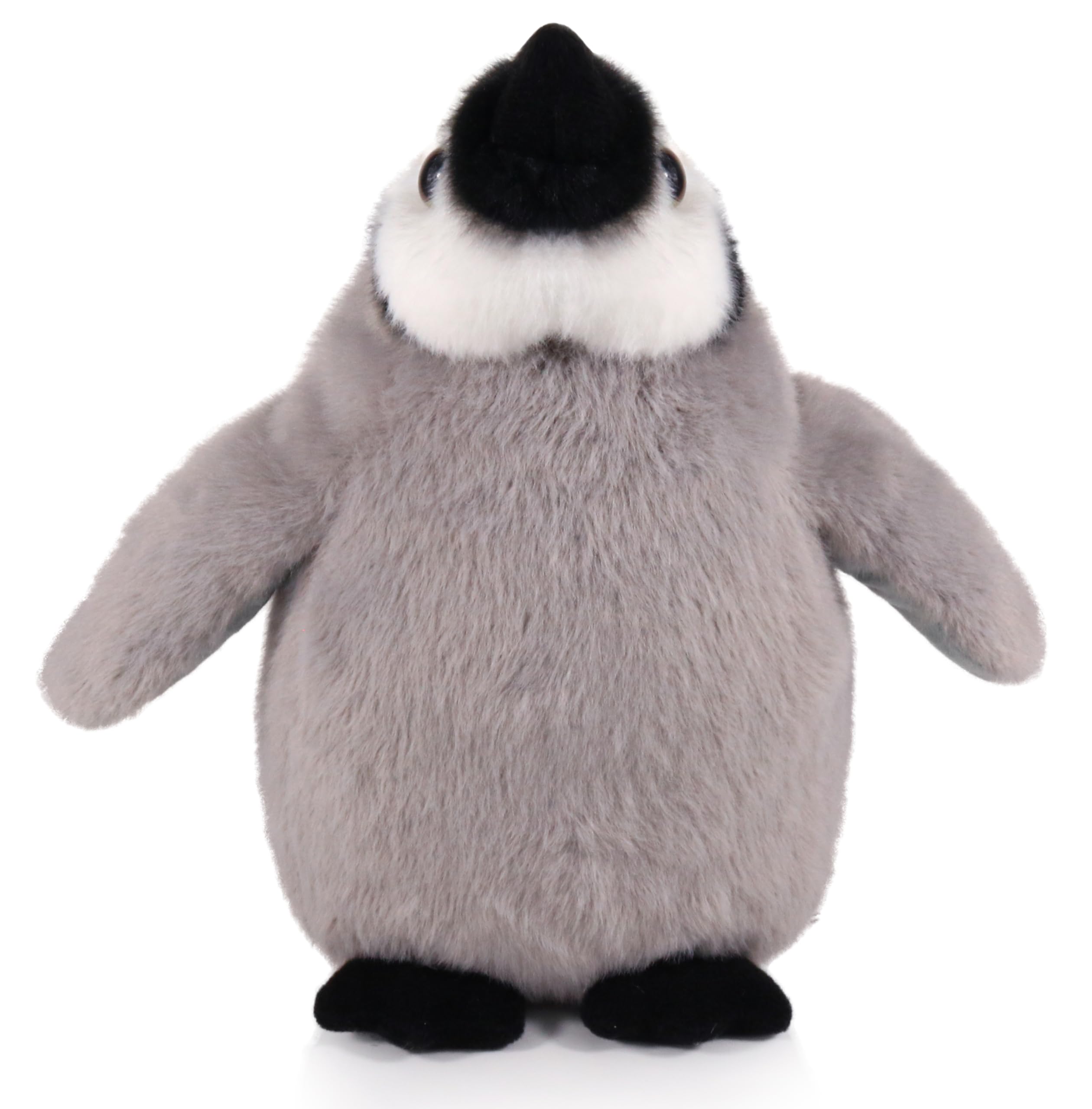 ICE KING BEAR Baby Emperor Penguin Stuffed Animal Plush Soft Toy 22cm, Gray, 9" - Image 4