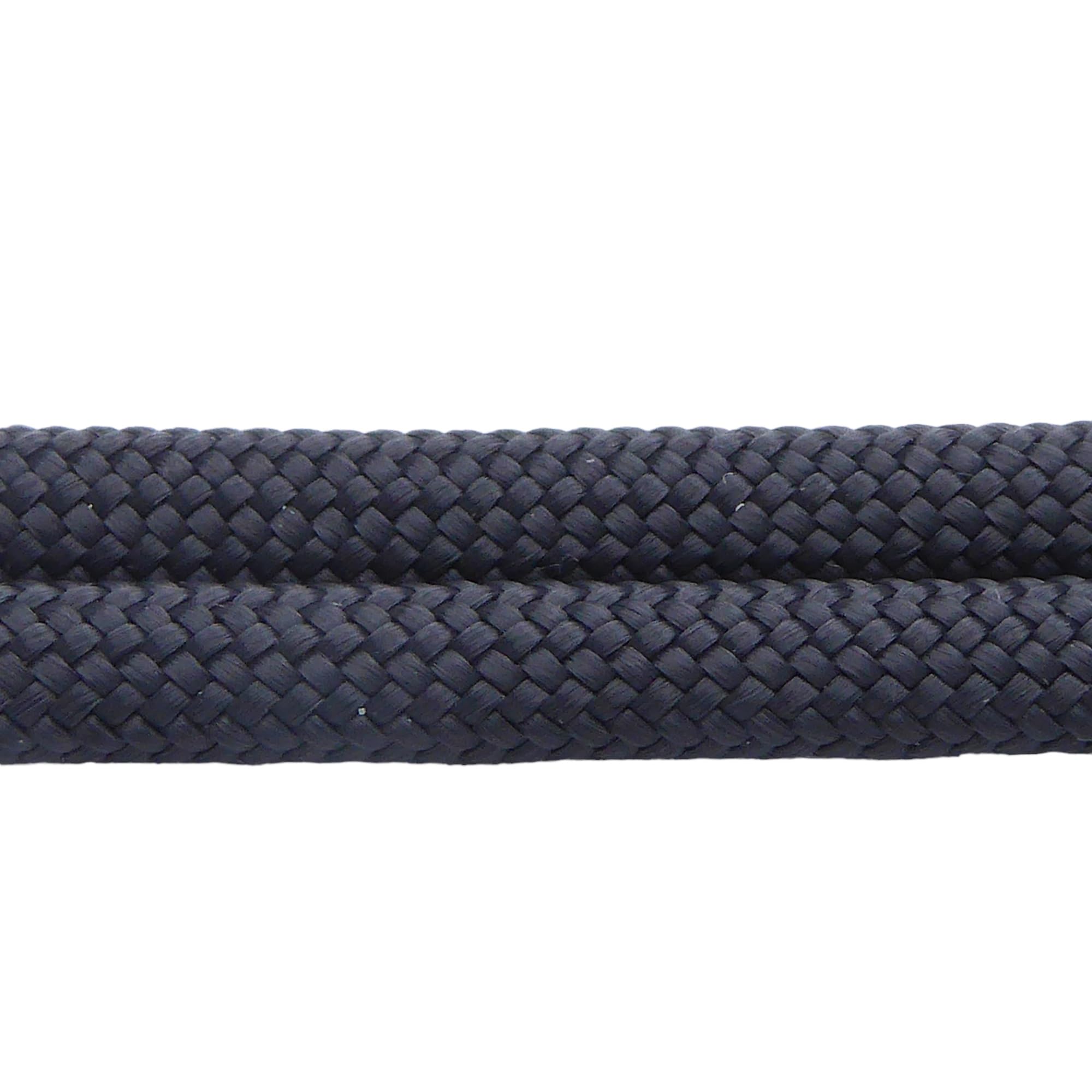 Hawhy Handgemachtes Brillenband aus Paracord für Lesebrillen und Sonnenbrillen, Schwarz - Inkl. 4 Ersatz Brillenschlaufen