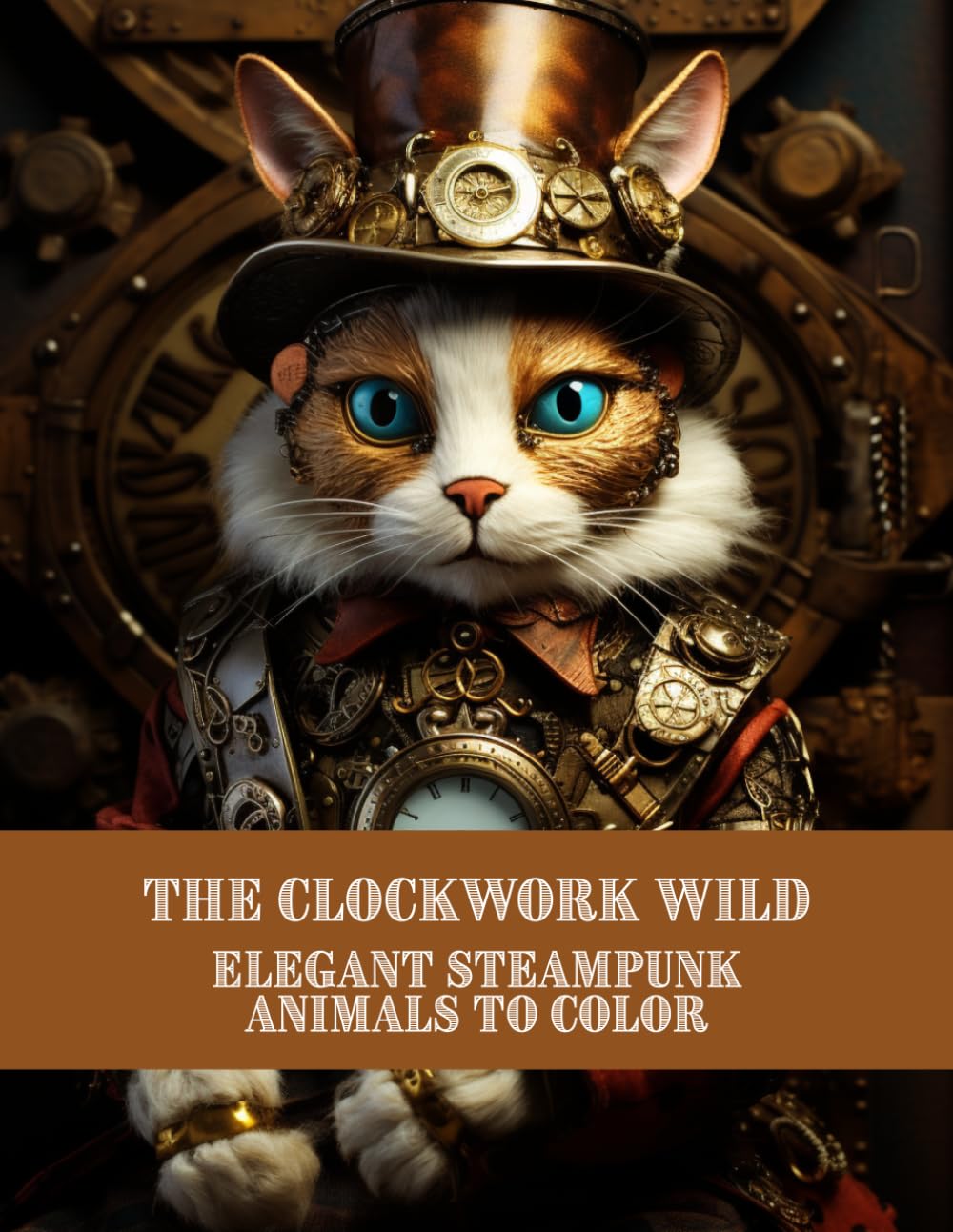 The Clockwork Wild: Elegant Steampunk Animals to Color