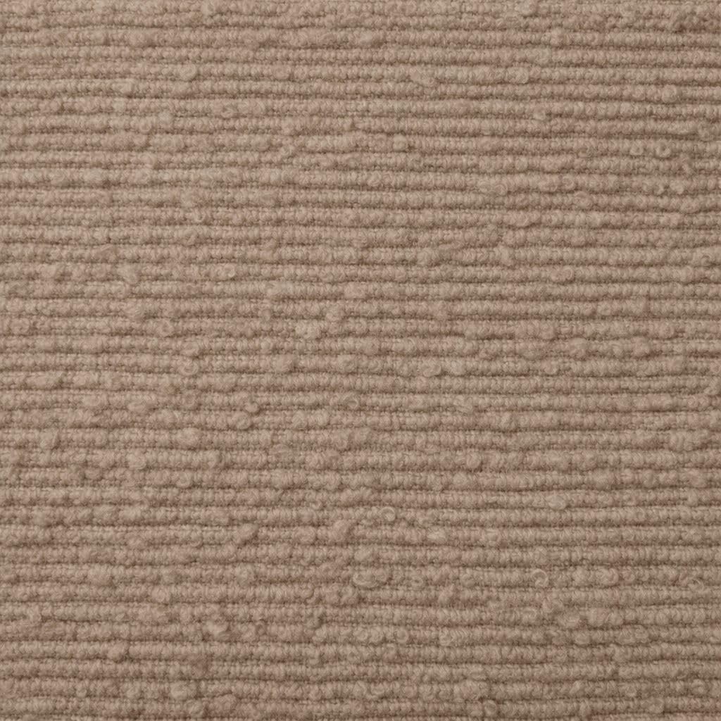 Square Bed – Washable Cover - Soft Upholstered Linen - Minimalist Modern - Sold Separately (Taupe Boucle, Queen Headboard)