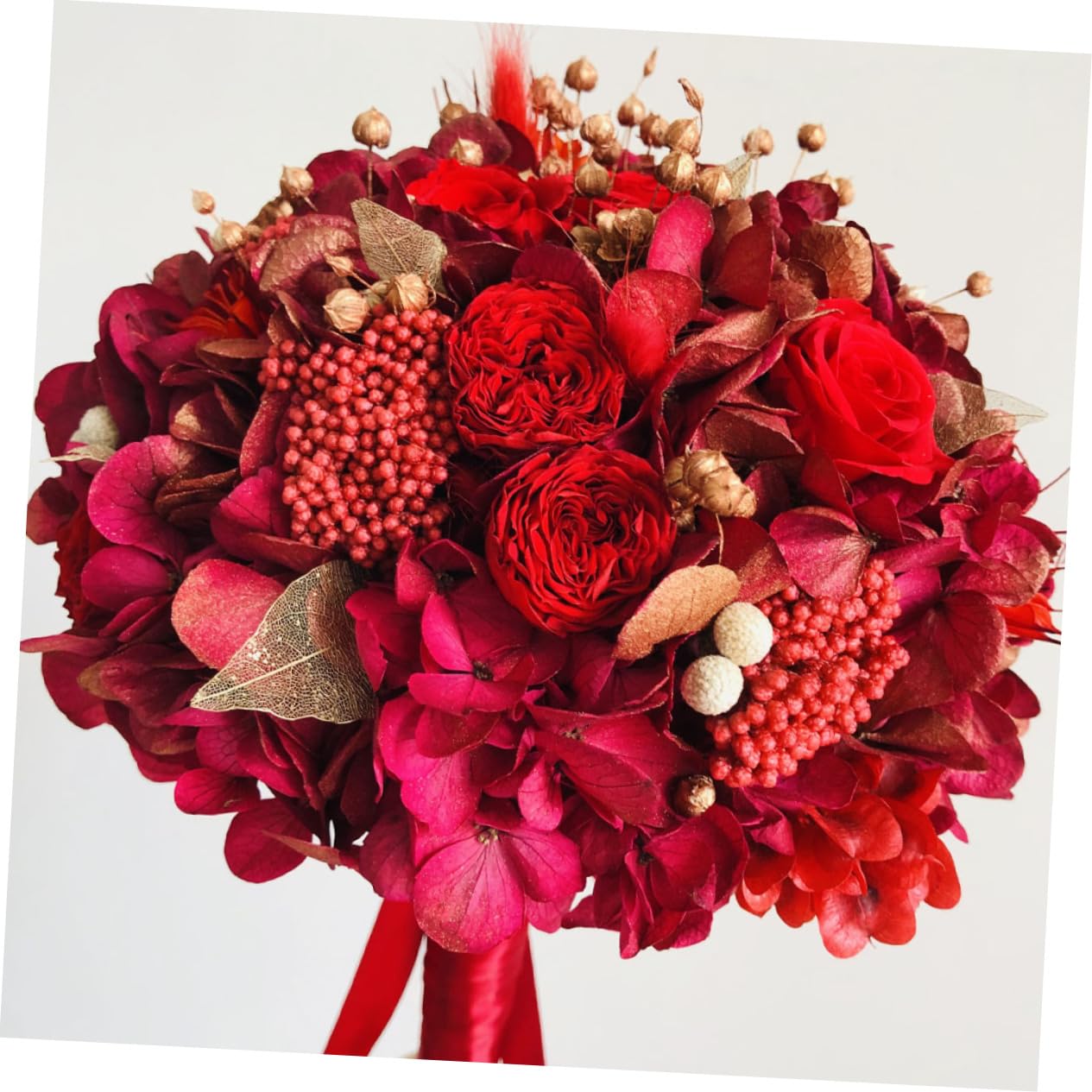 Zerodeko Lot De 3 Boîtes À Éternelles Fleurs Artificielles Décoratives Bouquet De Roses Immortelles pour Décorations De Mariage 12 Pièces X 3