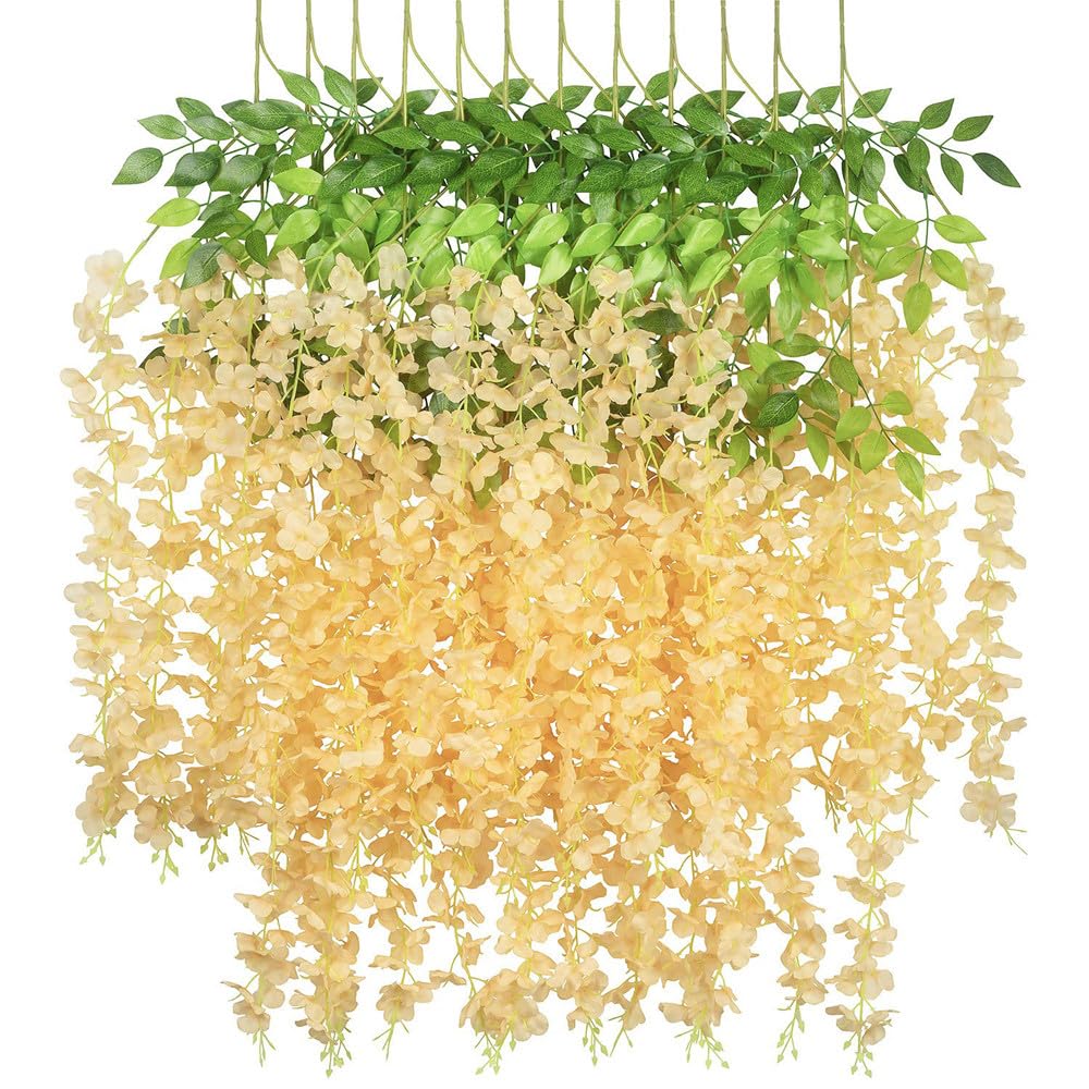 thumbnail: 3 Stuks Kunstzonnebloem Slingers – 2,5 Meter Per Stuk – Hangende Bloemendecoratie Voor Binnen Of Buiten, Bruiloft Of Tuin