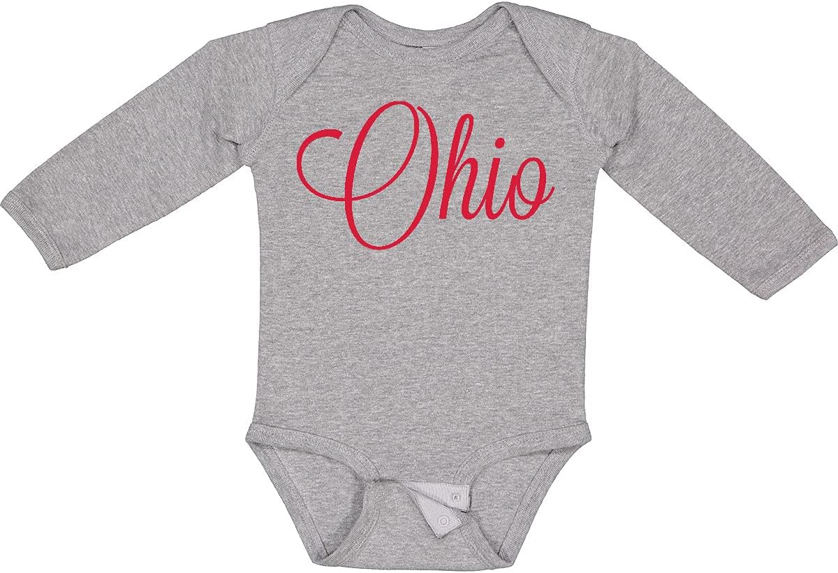 inktastic Ohio Long Sleeve Creeper
