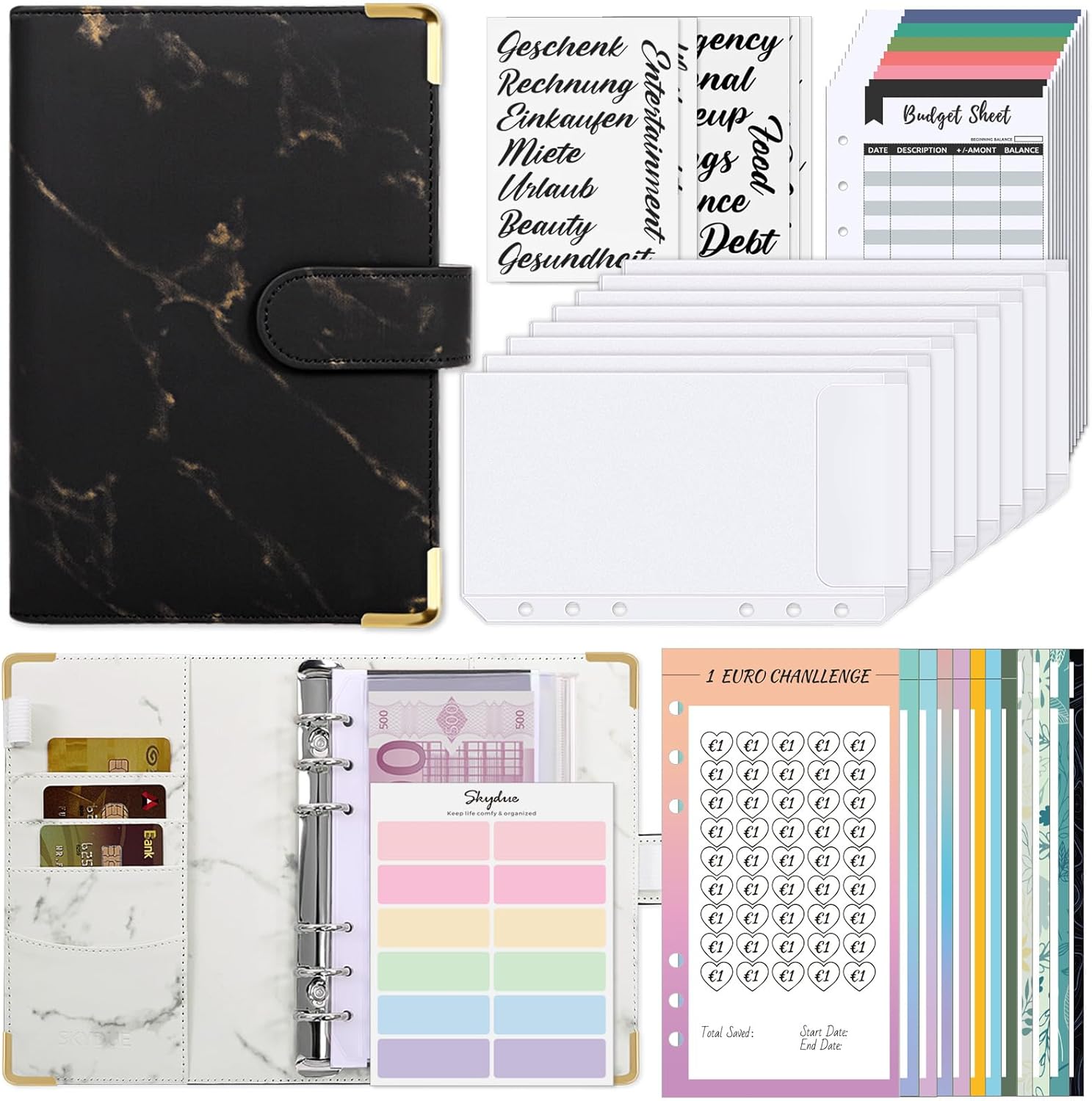 Organizzatore Per Semi Da Giardino - Raccoglitore Con 50 Buste Di Carta Kraft - Libro Portasemi In PU Con Chiusura