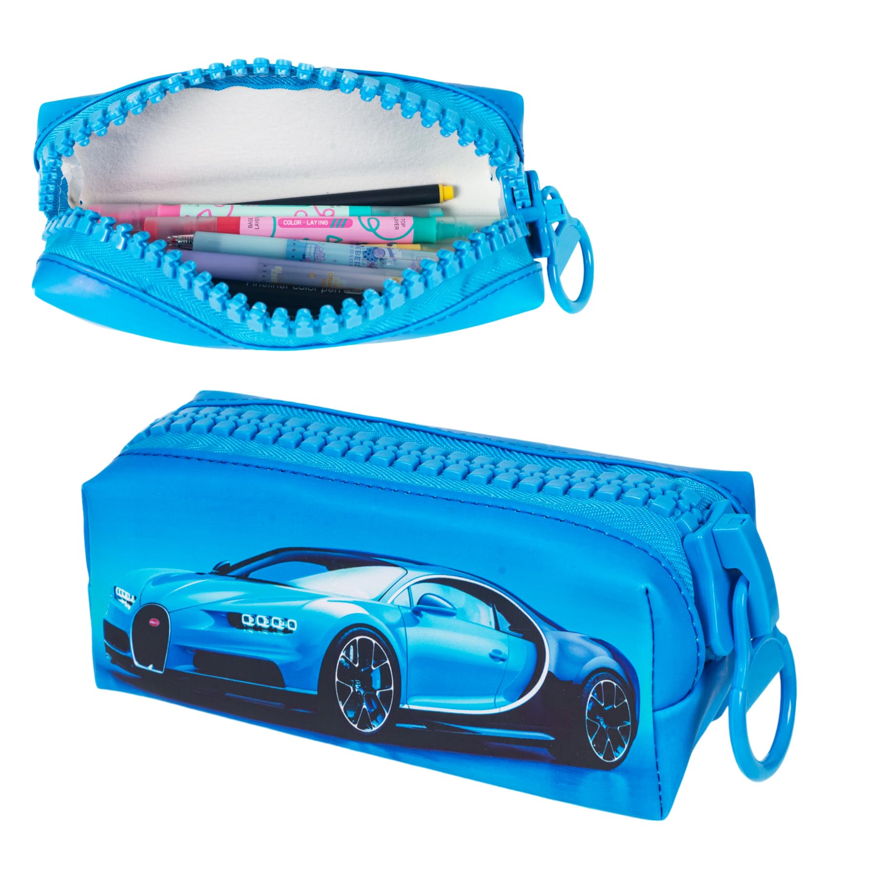 WISHKEY Luxury Car Theme Pencil Pouch for Kids, Stylish Zipper Pencil Box for Storing Stationery Items, Large Capacity Stationery Organizer Pouch for School Students (Pack of 1, Assorted) (B0DGLPVBZZ) Amazon Price History, Amazon Price Tracker
