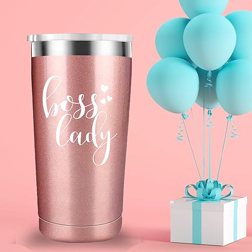 Miniatura 3 de Taza de viaje para mujer jefa, regalos divertidos de oficina, regalos para mujeres, día del jefe, jubilación, cumpleaños, regalos de Navidad para