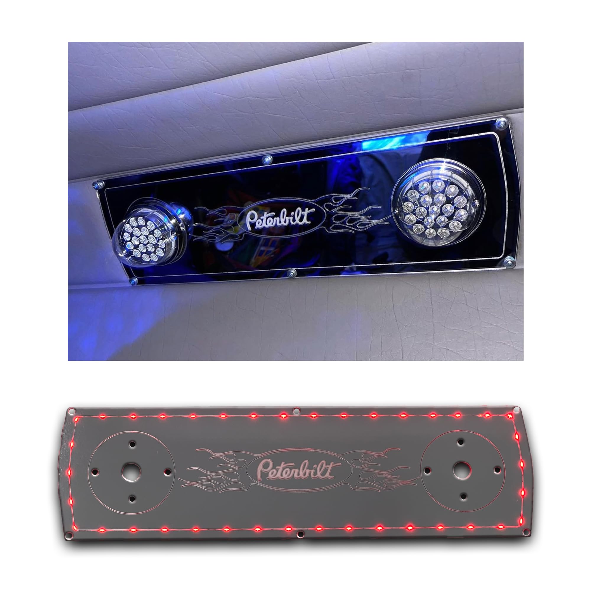 Floridas Finest Custom Works Peterbilt 379 Sleeper Roof Light