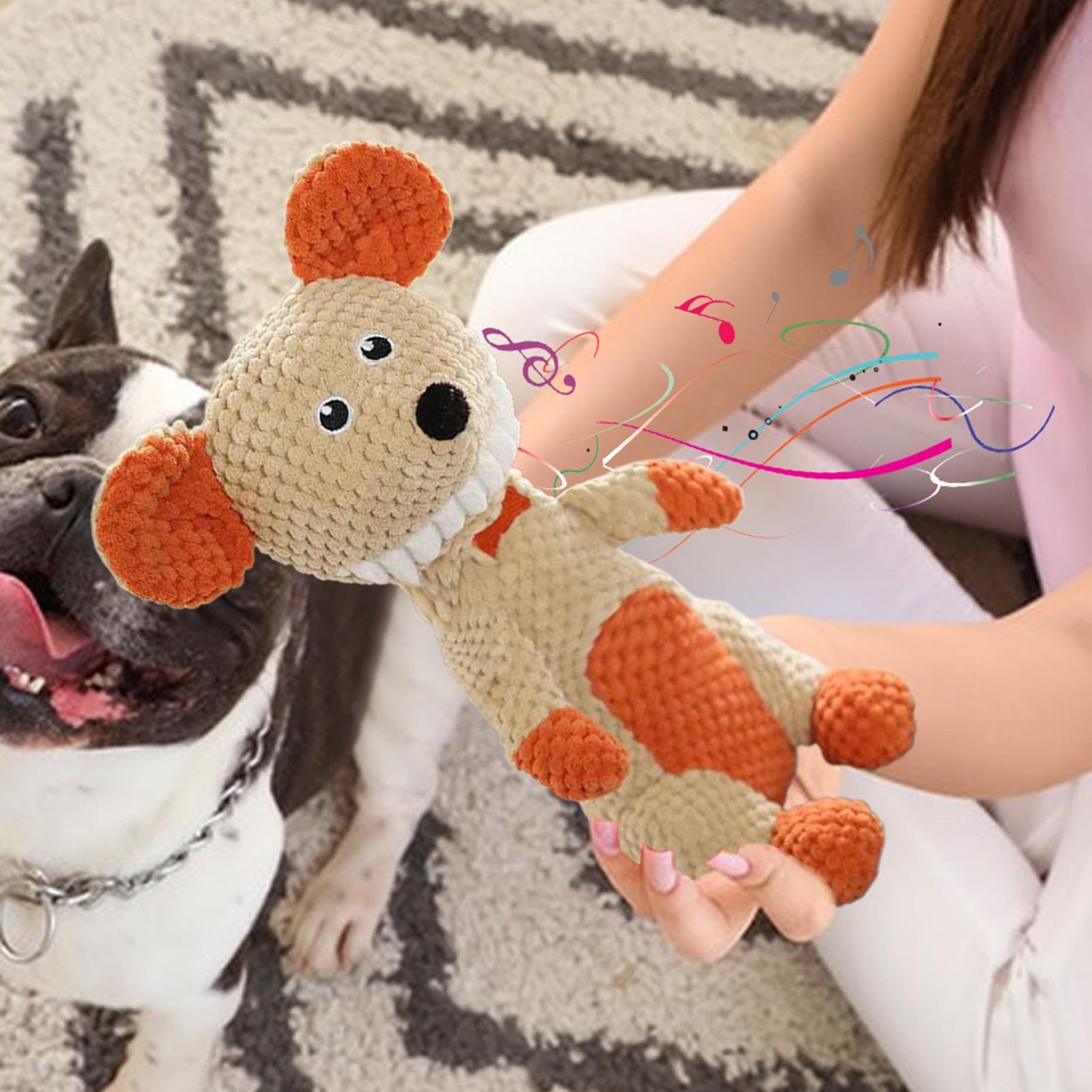 Generico Giochi Masticabili Morbidi Per Cani Morbido Peluche Con Squeaker