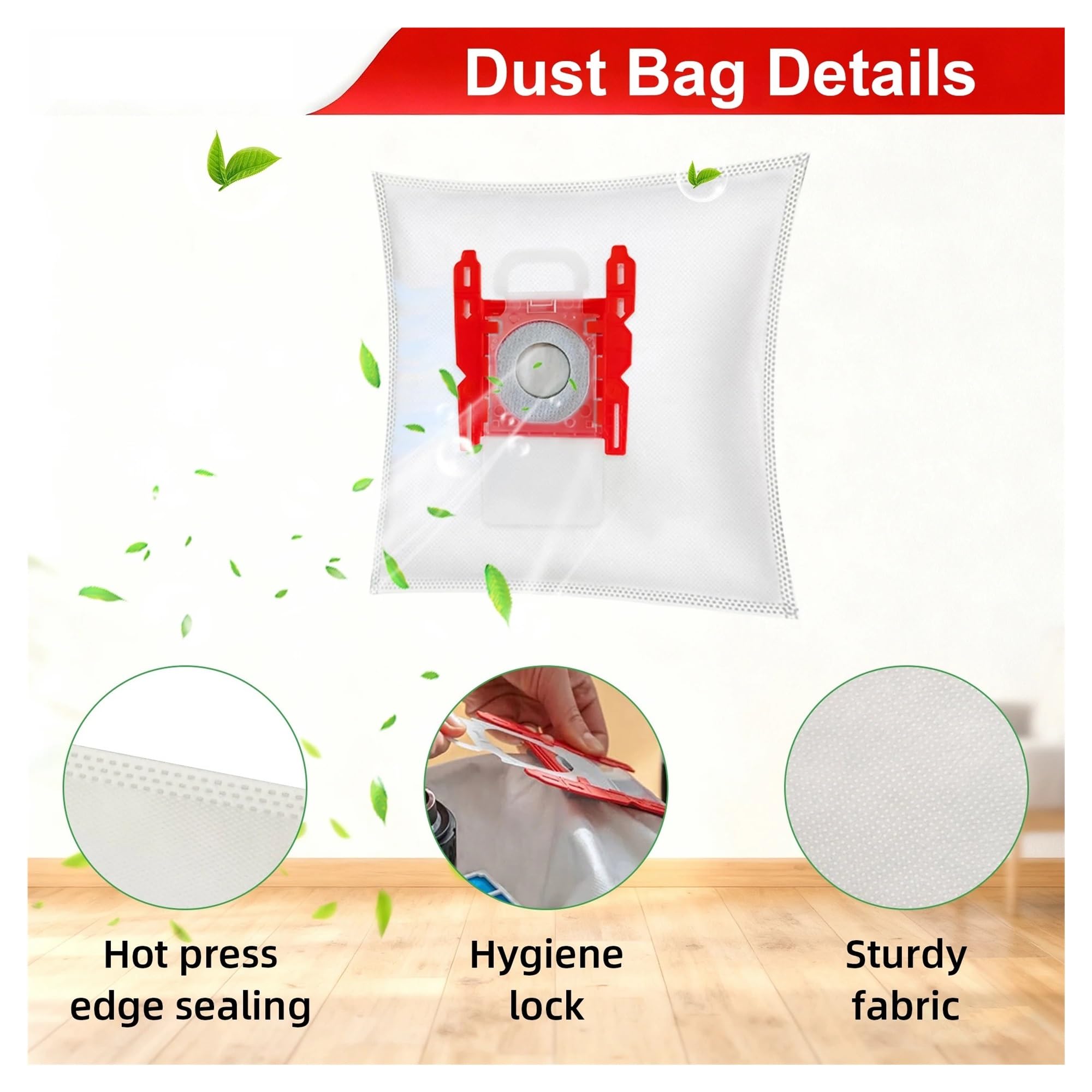 BBZ41FGALL - Bolsa de polvo para aspiradora, compatible con todas las aspiradoras Bosch, tipo G, bolsas de repuesto para polvo (10 unidades)