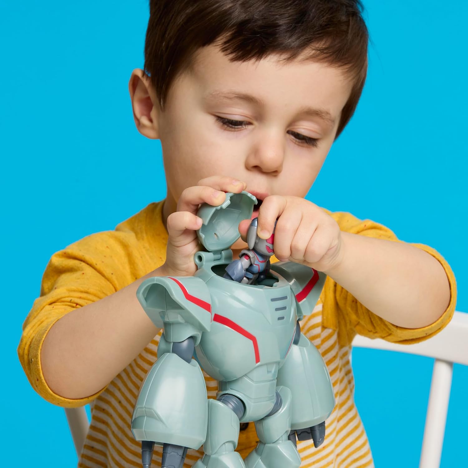 Disney Jr. Series Marvel’s Iron Man and his Awesome Friends Ultron Giant-Sized Armor, 3-Inch Marvel Action Figure, Super Hero Toys, Figures, Ages 3+