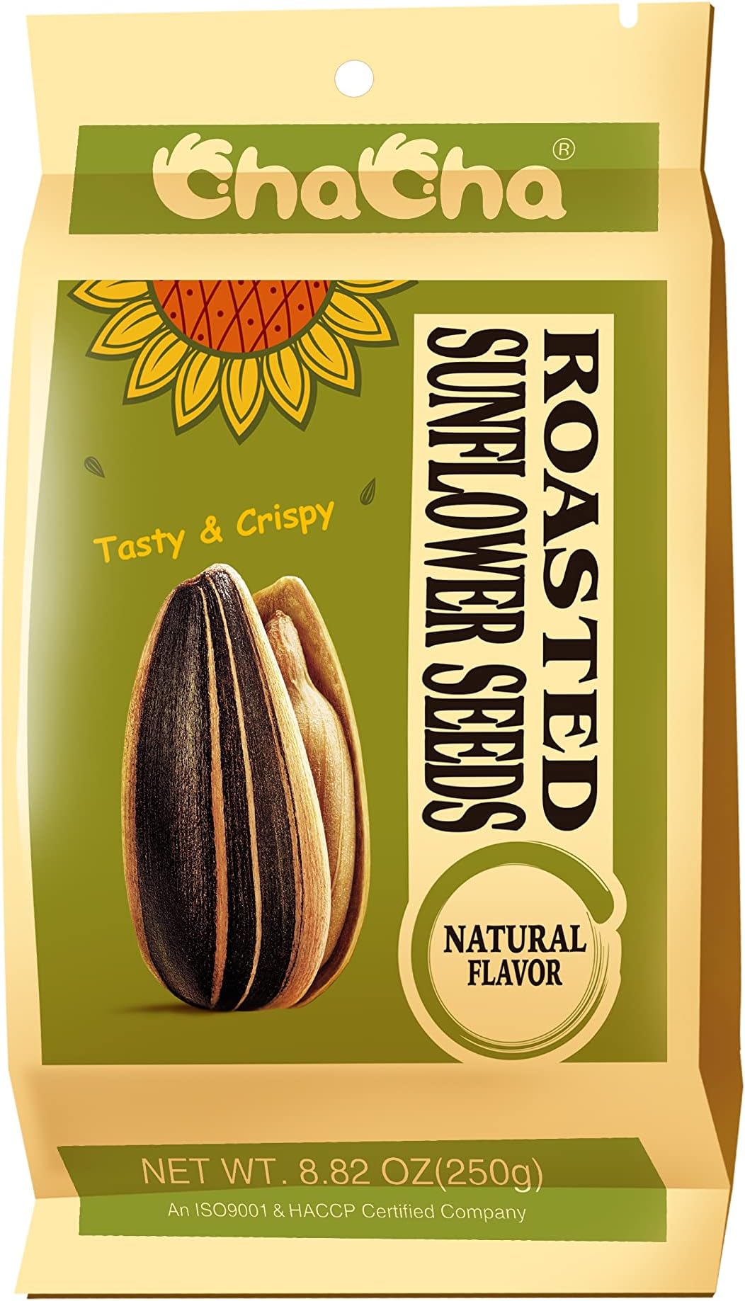 Chacha Sunflower Roasted and Salted Seeds (All Nature) 250g X 18bags