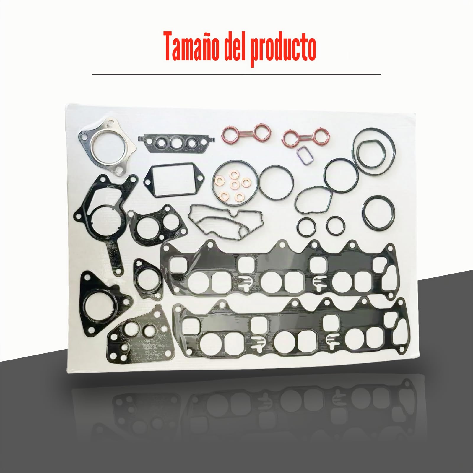 Fledart Kit de juntas radiador de aceite para motores OM642 280 320 350 CDI Sustituye 6421410580 6421420481, Kit de juntas para W203, W204, W211, C218, W639, A209, X218, W213, W461, W166, B906